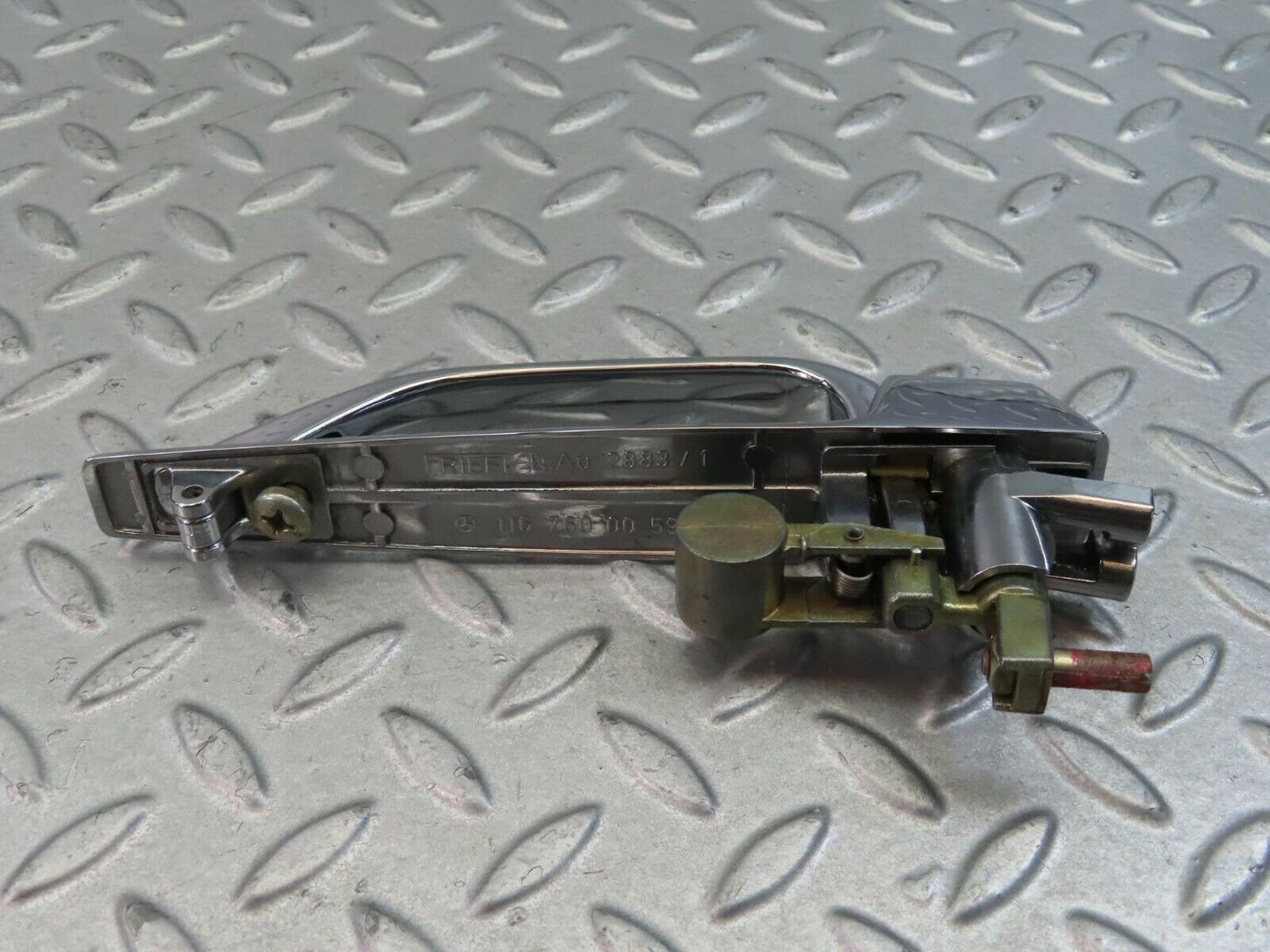 8747 Mercedes-Benz W116 Chrome Door Handle Rear Right 1167600059