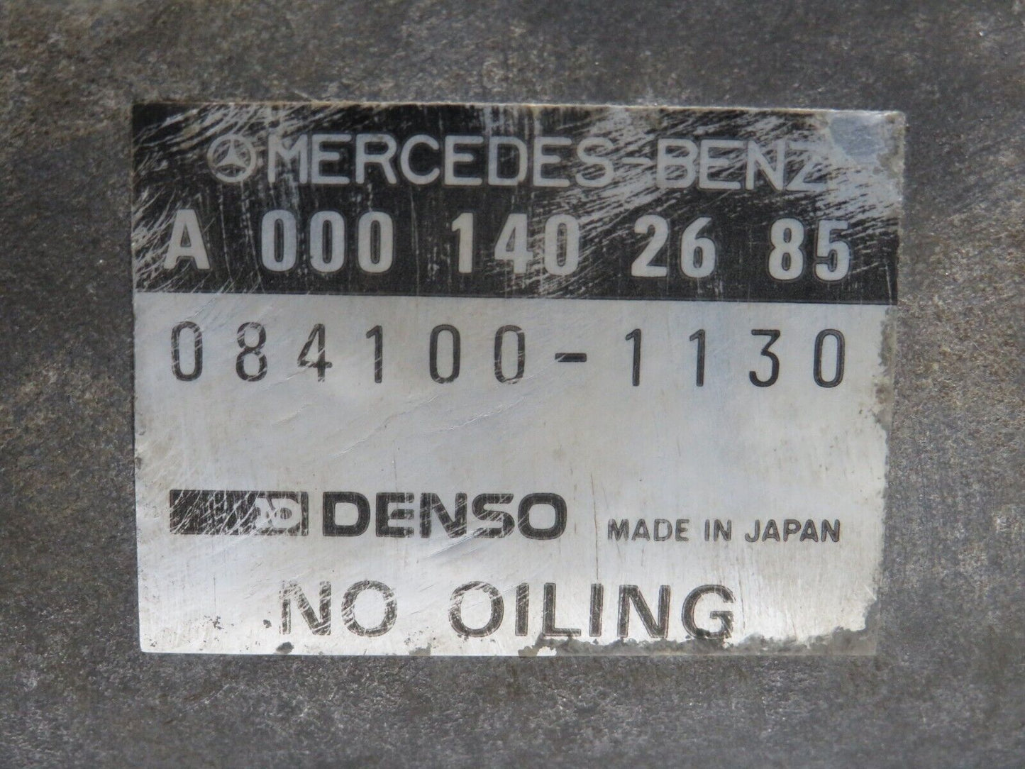 38624 Mercedes-Benz R129 280SL Coupe Exhaust Secondary Air Pump Denso 0001402685 1041400081