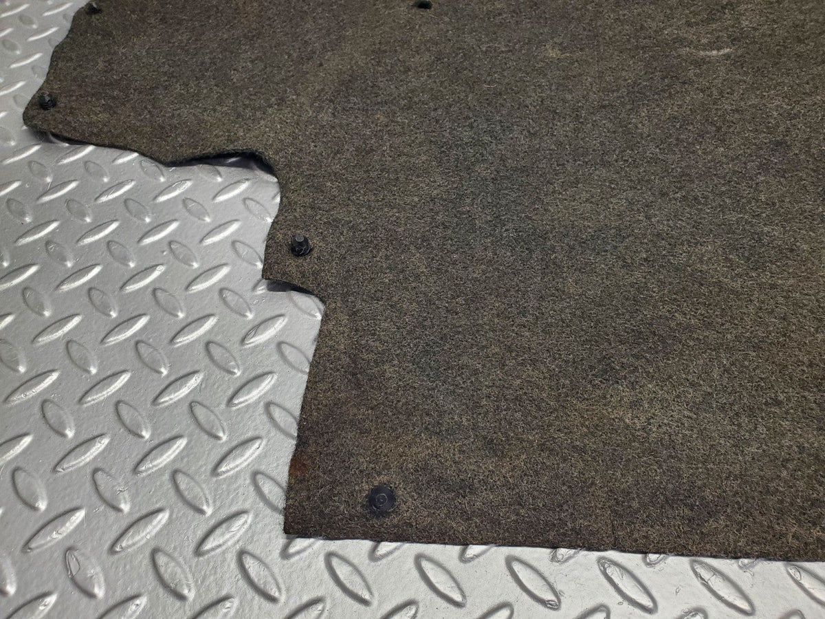 W201 Baby Benz fuel tank cover carpet grey used OEM