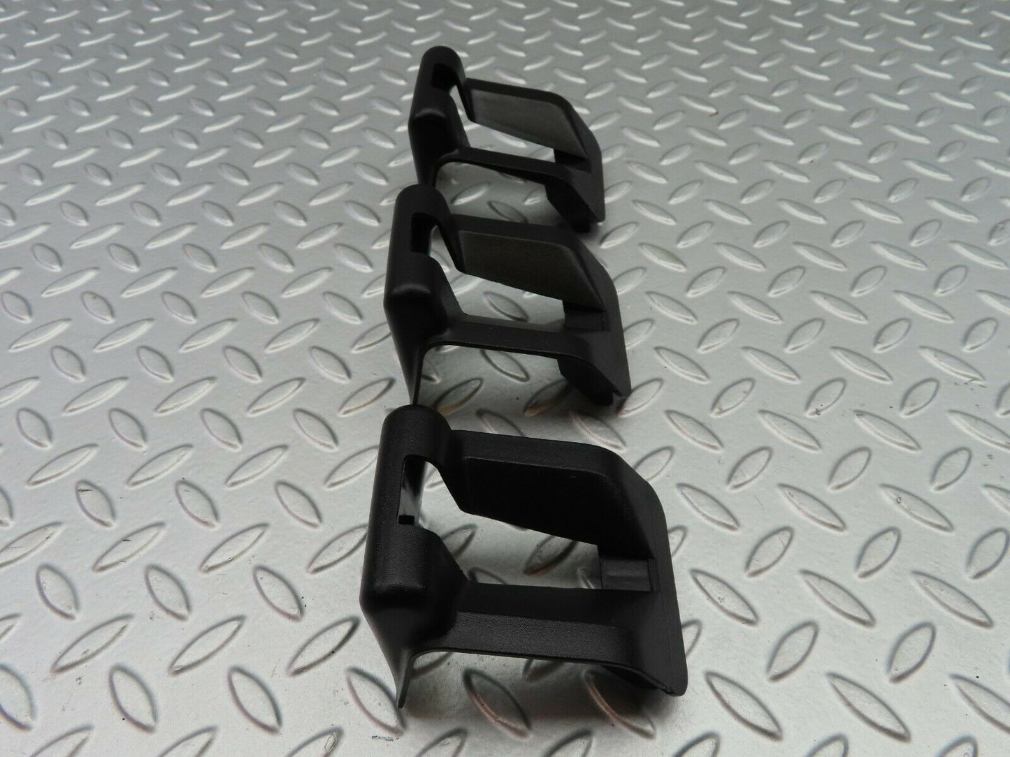 6439 Mercedes-Benz S124 E220 Wagon Rear Seat Hinge Covering Set 1249220130