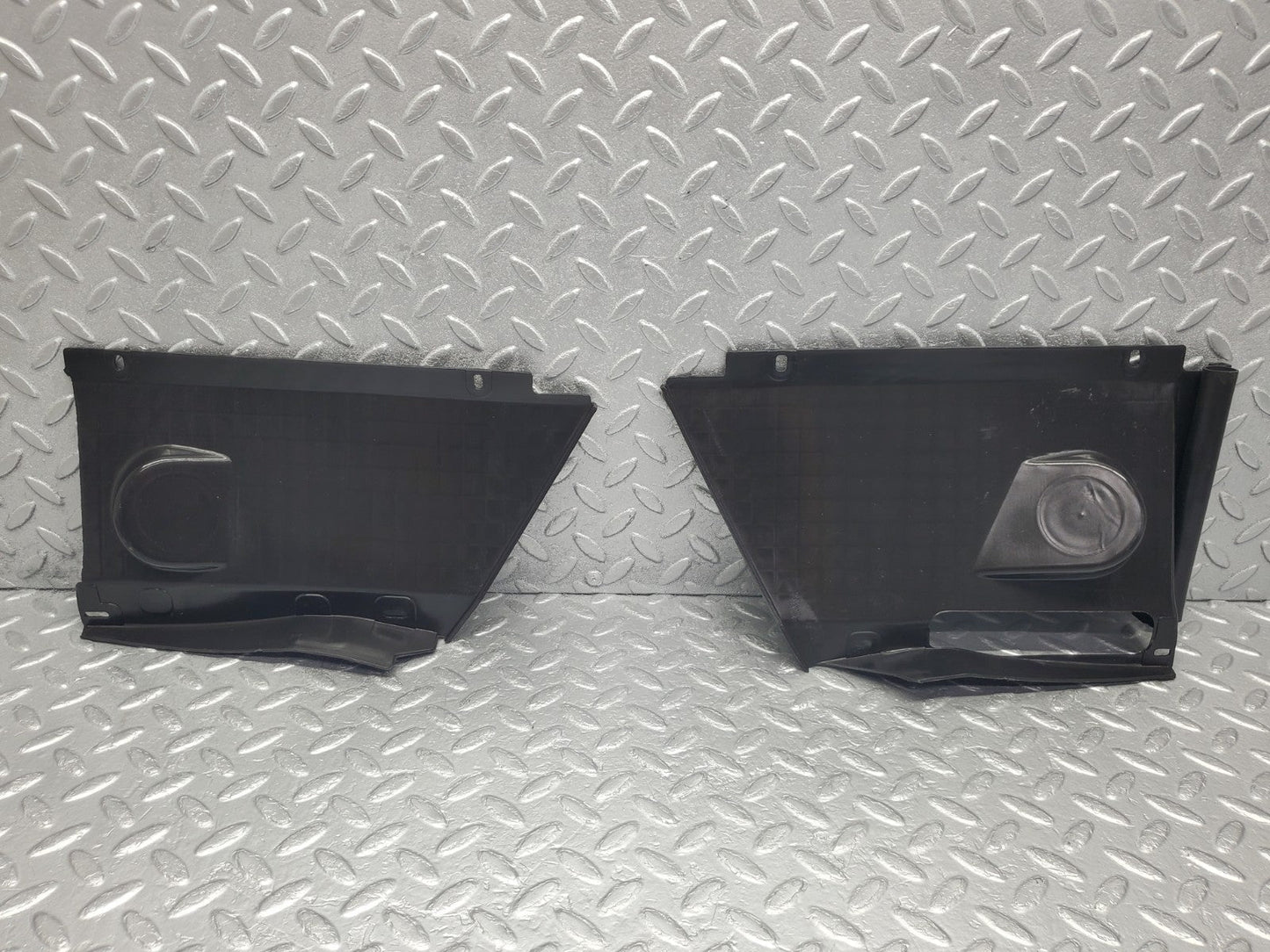 W201 Baby Benz radiator cover panel pair used OEM