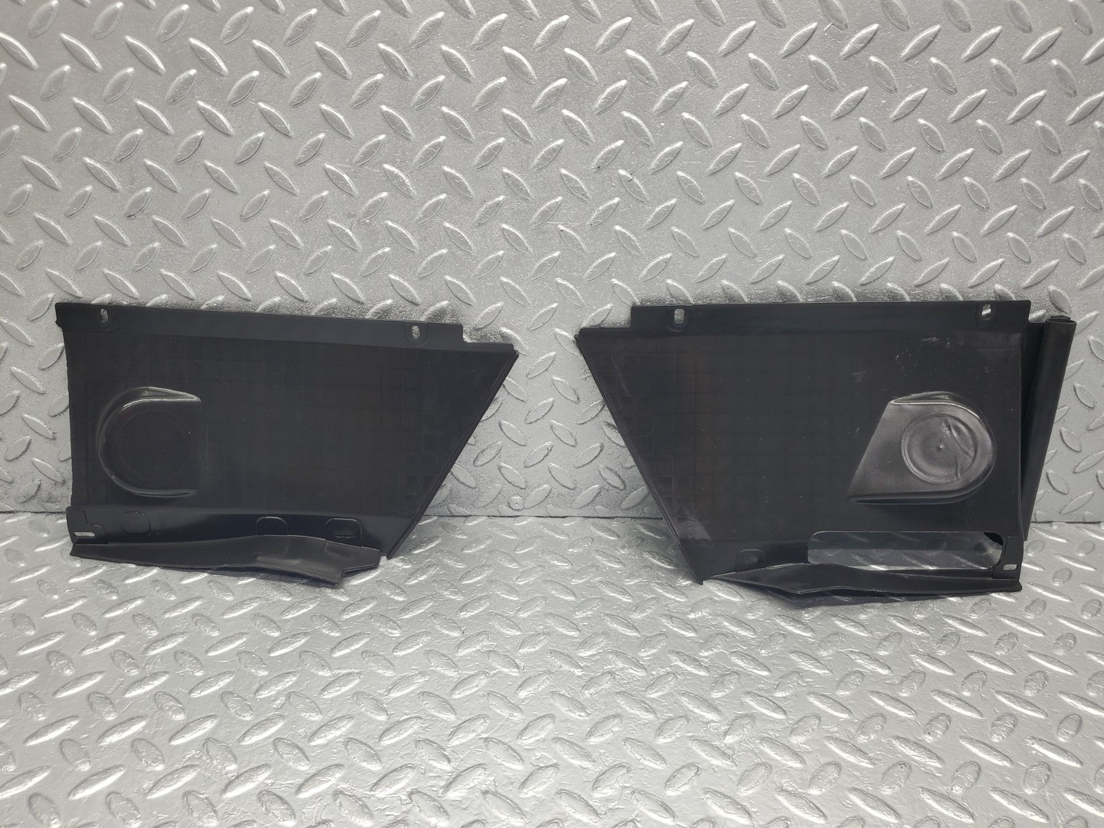W201 Baby Benz radiator cover panel pair used OEM