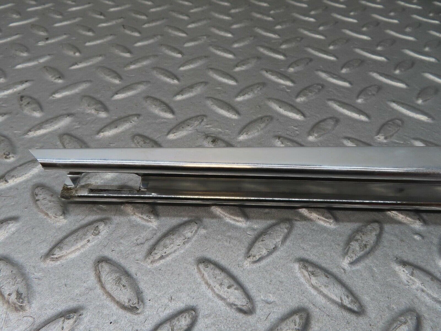 13190 Mercedes-Benz W111 220S Rear Right Door Front Chrome Window Channel