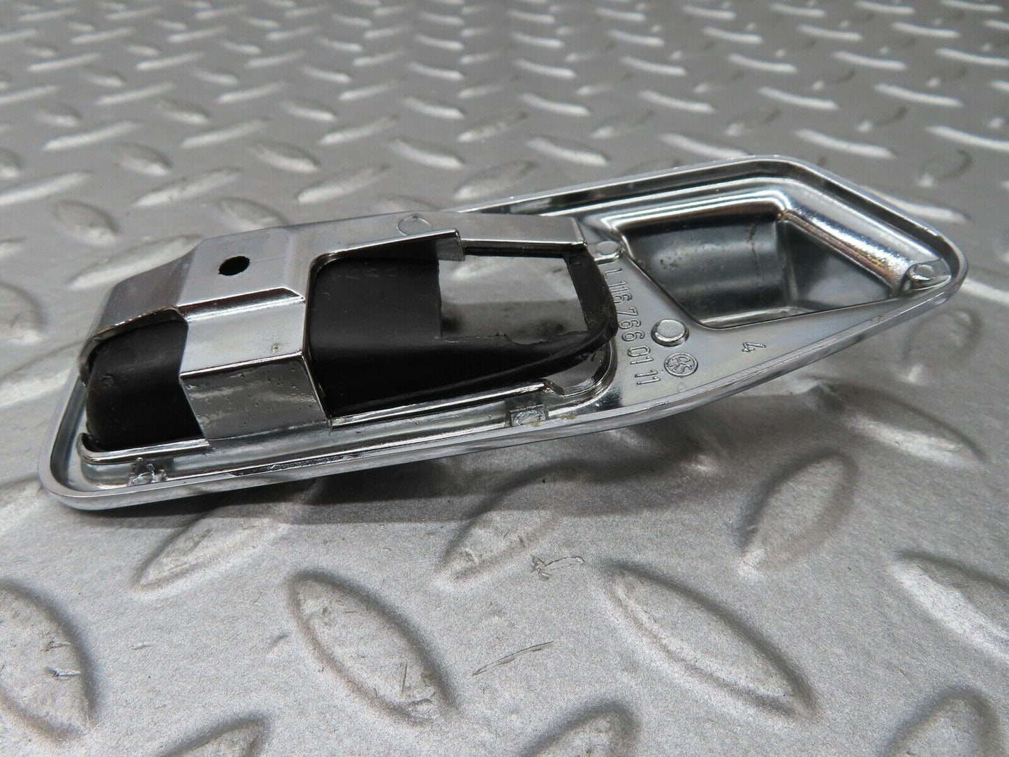 17573 Mercedes-Benz W116 450SEL Chrome Frame For Door Opener Left 1167660111