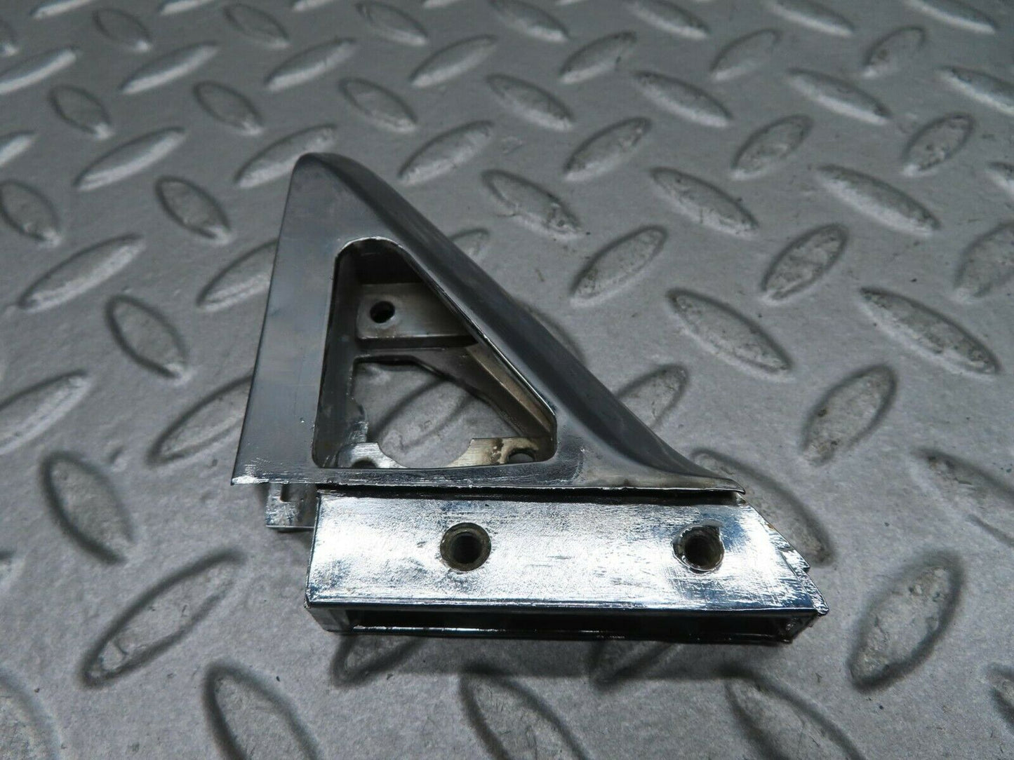 16623 Mercedes-Benz C107 380SLC Right Wing Mirror Triangle Chrome Bracket