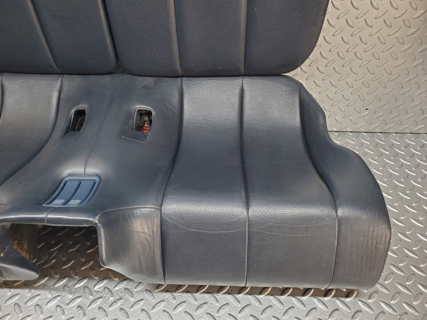 45156 Mercedes-Benz R129 300SL Coupe Rear Seat Set Blue Leather 1299220001
