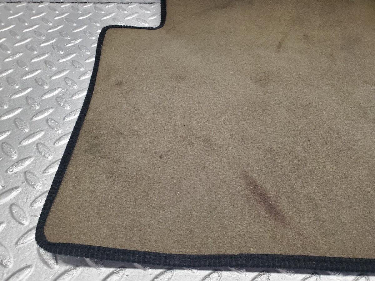 W201 Baby Benz rear right floor mat dark blue used OEM