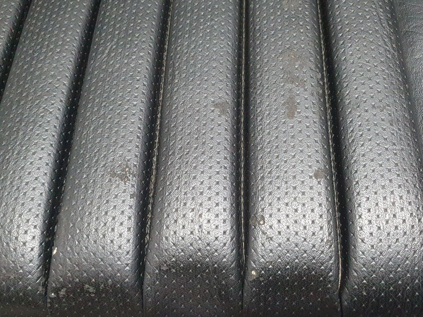 40811 Mercedes-Benz W123 300D Rear Seat Leather Black 1269201616