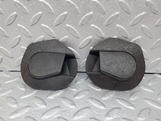 44463 Mercedes-Benz W123 280E Seat Belt Runner Cover Trim 2x Black 1239192520 1239192920 1239192620 1239193020