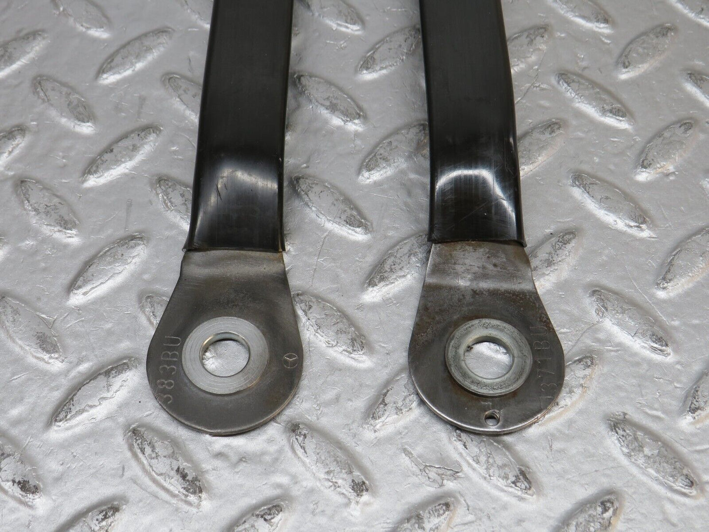 37972 Mercedes-Benz A124 320E Cabriolet Front Seat Belt Runner Pair