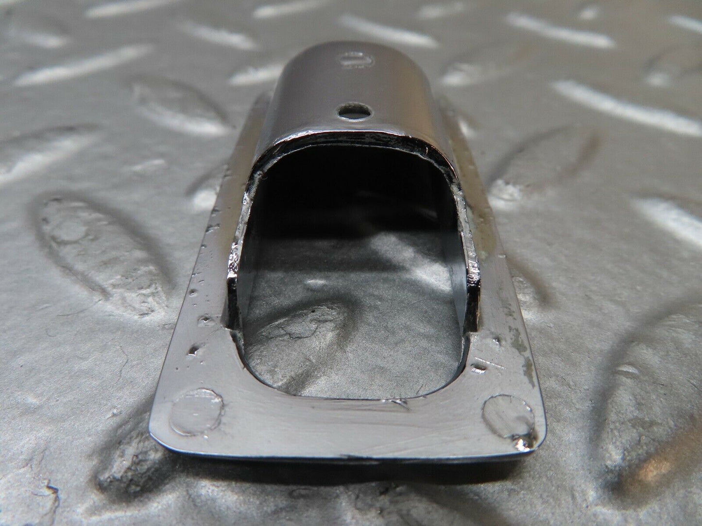 20838 Mercedes-Benz W114 250CE Coupe Door Lock Handle Surround Chrome