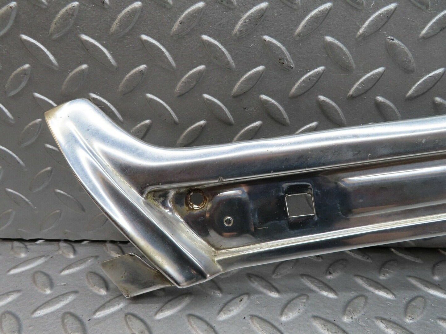 17683 Mercedes-Benz W116 450SEL A Pillar Chrome Moulding Trim Left Side