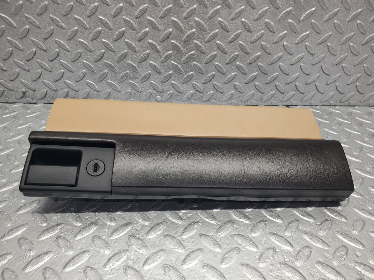 W124 glove box door beige used OEM