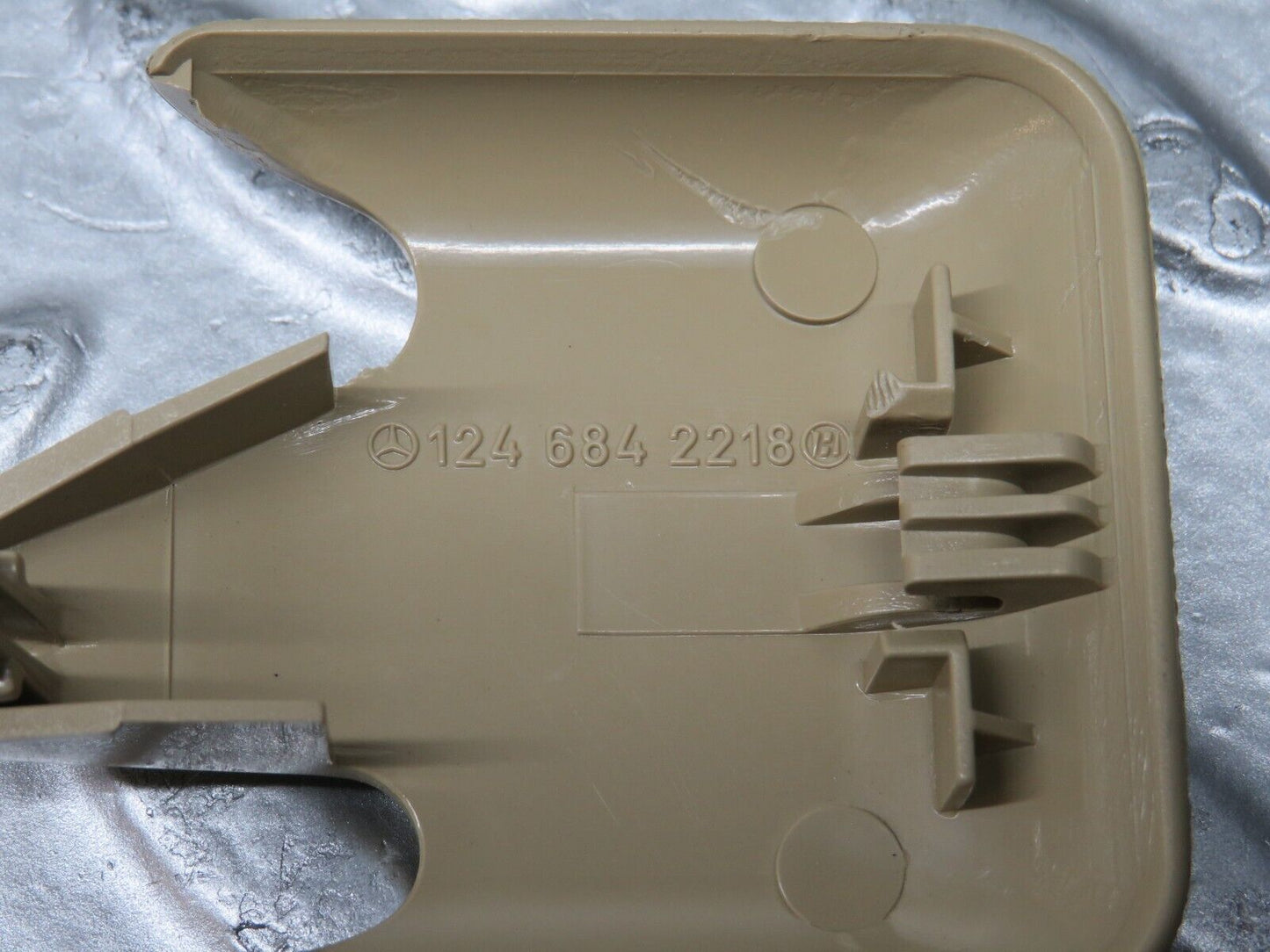 29545 Mercedes-Benz W124 230E Front Seat Rail Trim Cover Beige 1246842118