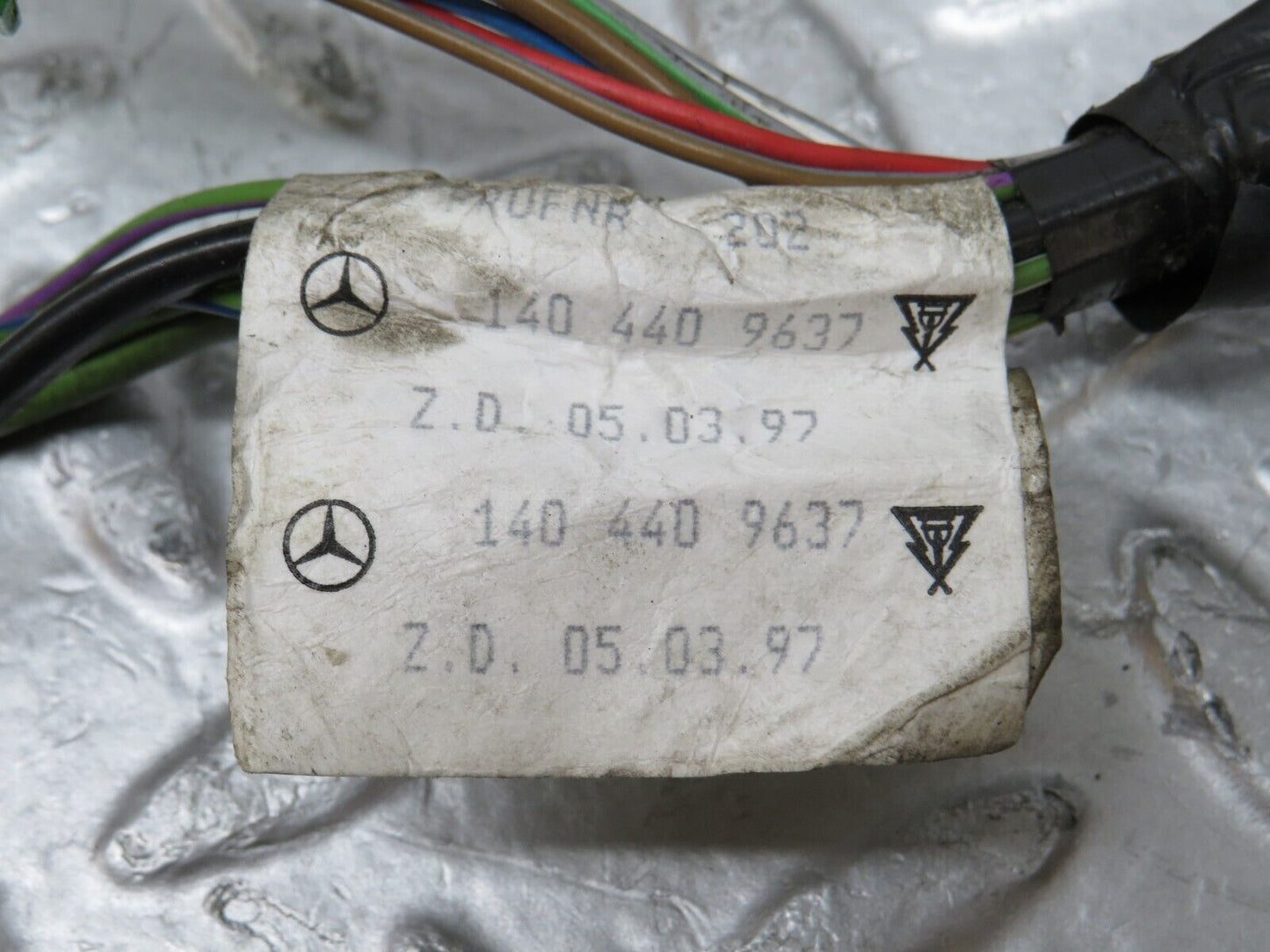 35307 Mercedes-Benz W140 Door Wire Harness 1404409637