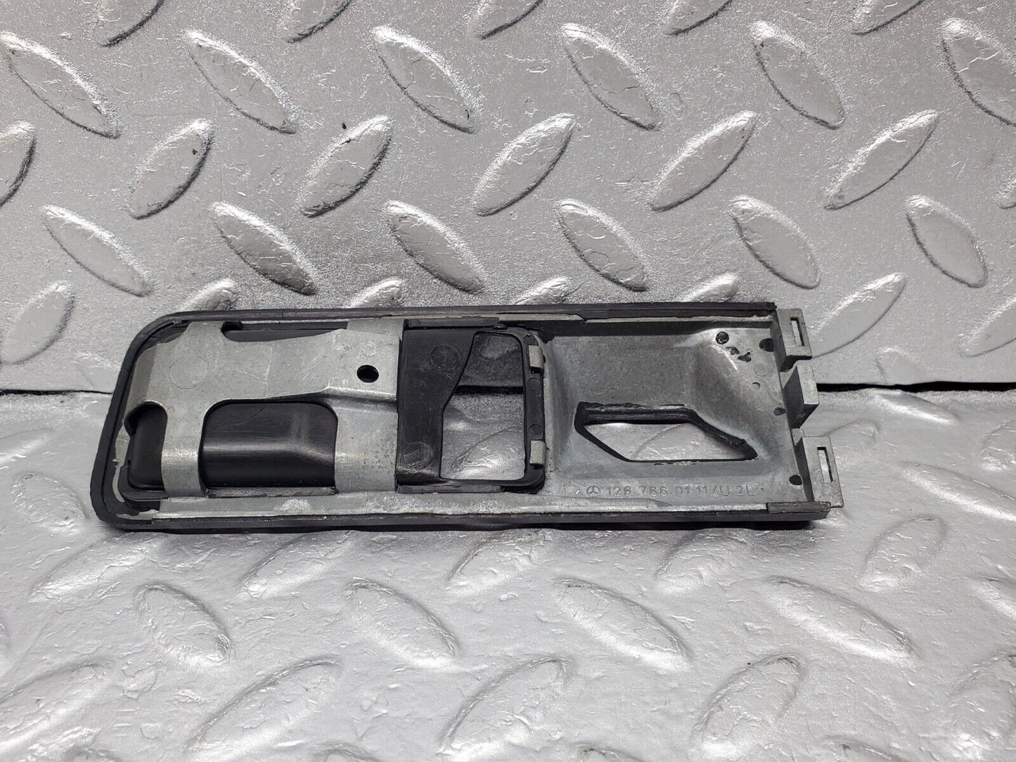 45894 Mercedes-Benz W126 420SE Front Interior Door Handle Frame Left 1267660111