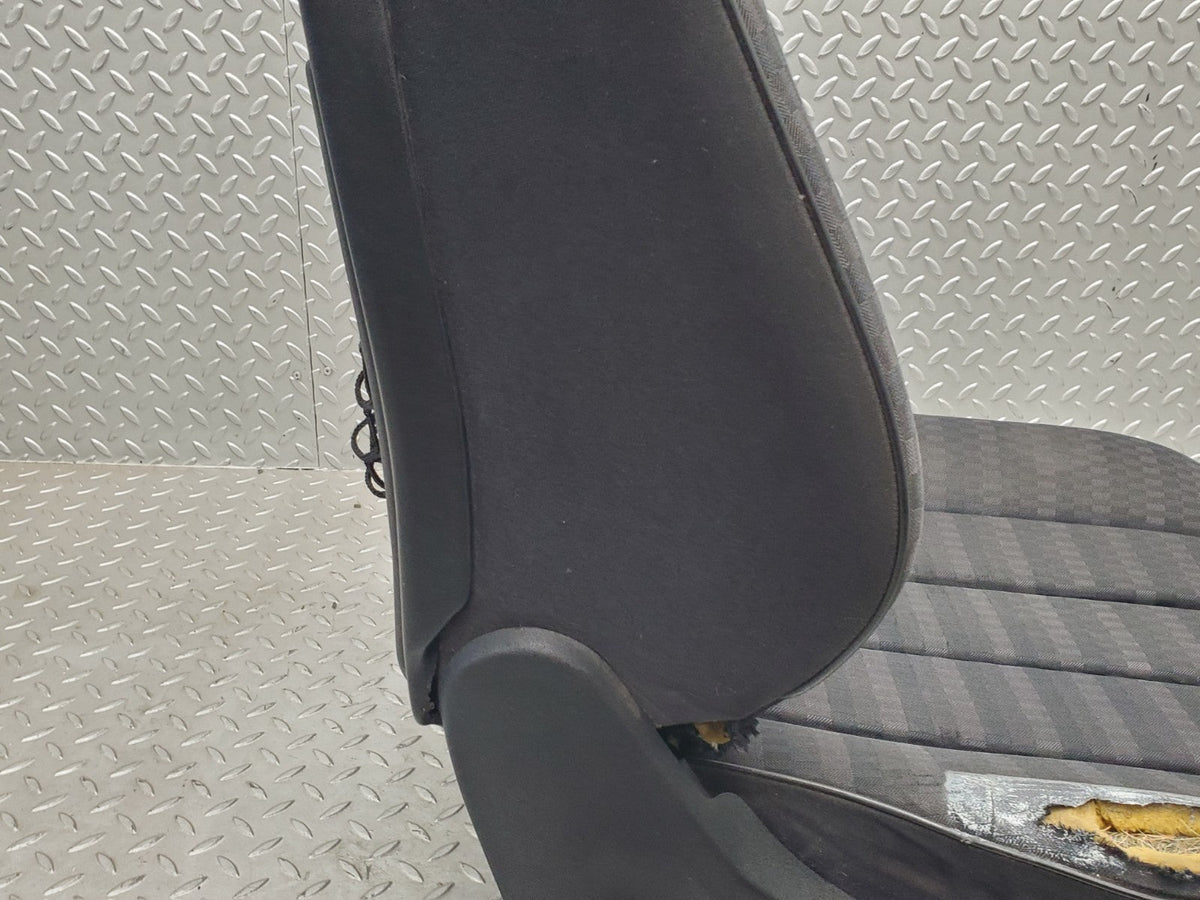 W201 Baby Benz front right driver seat black used OEM