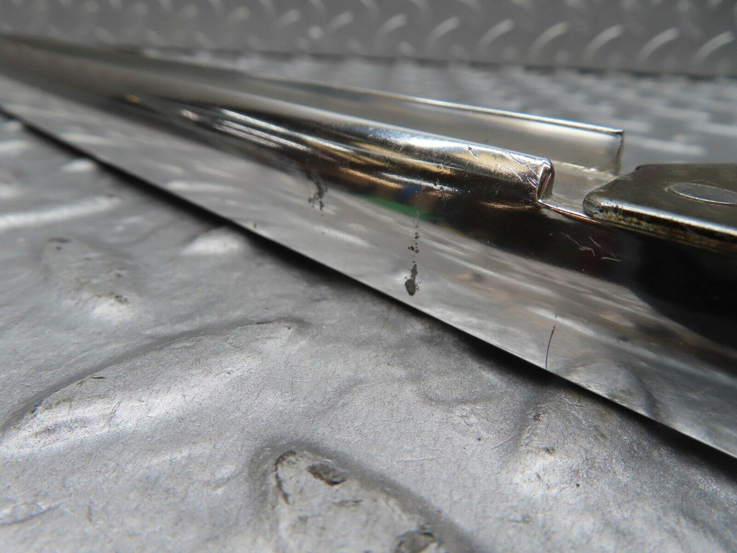 18121 Mercedes-Benz W123 200 Rear Left Chrome Window Channel