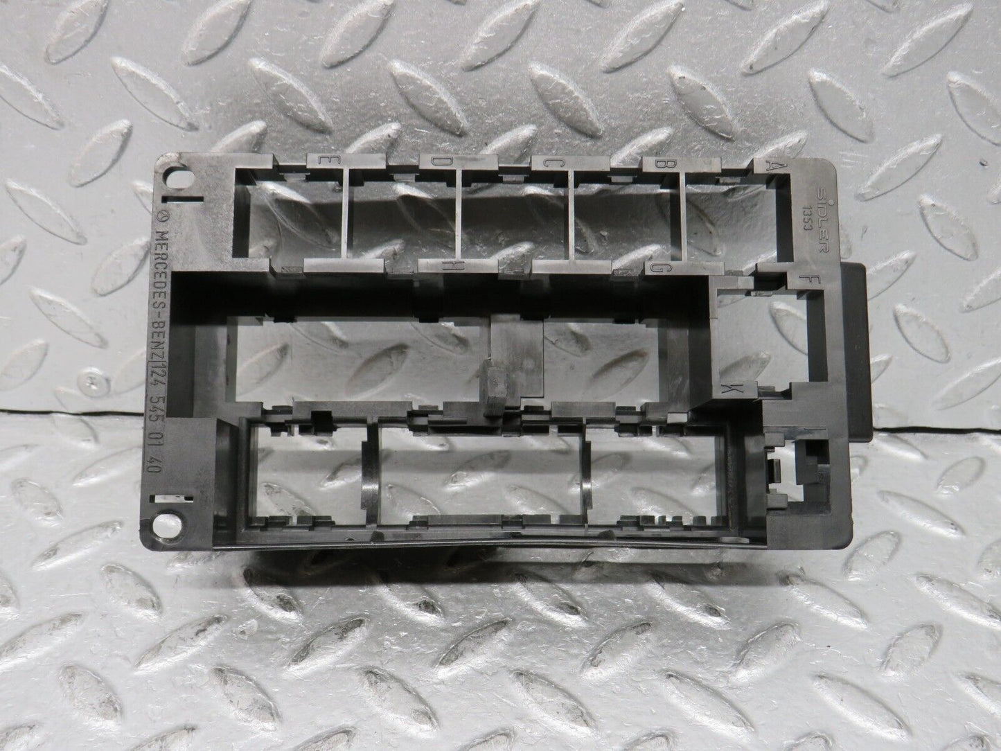 37943 Mercedes-Benz A124 320E Cabriolet Fuse Relay Holder Bracket 1245450140