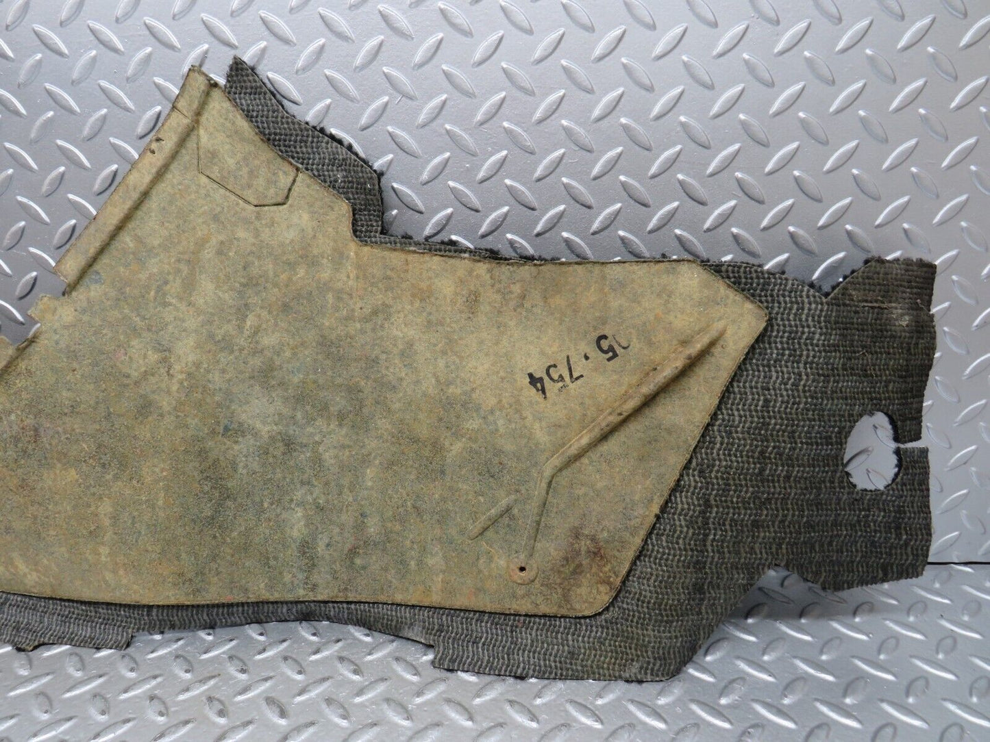 28013 Mercedes-Benz W123 280E Centre Console Carpet Black Left Side