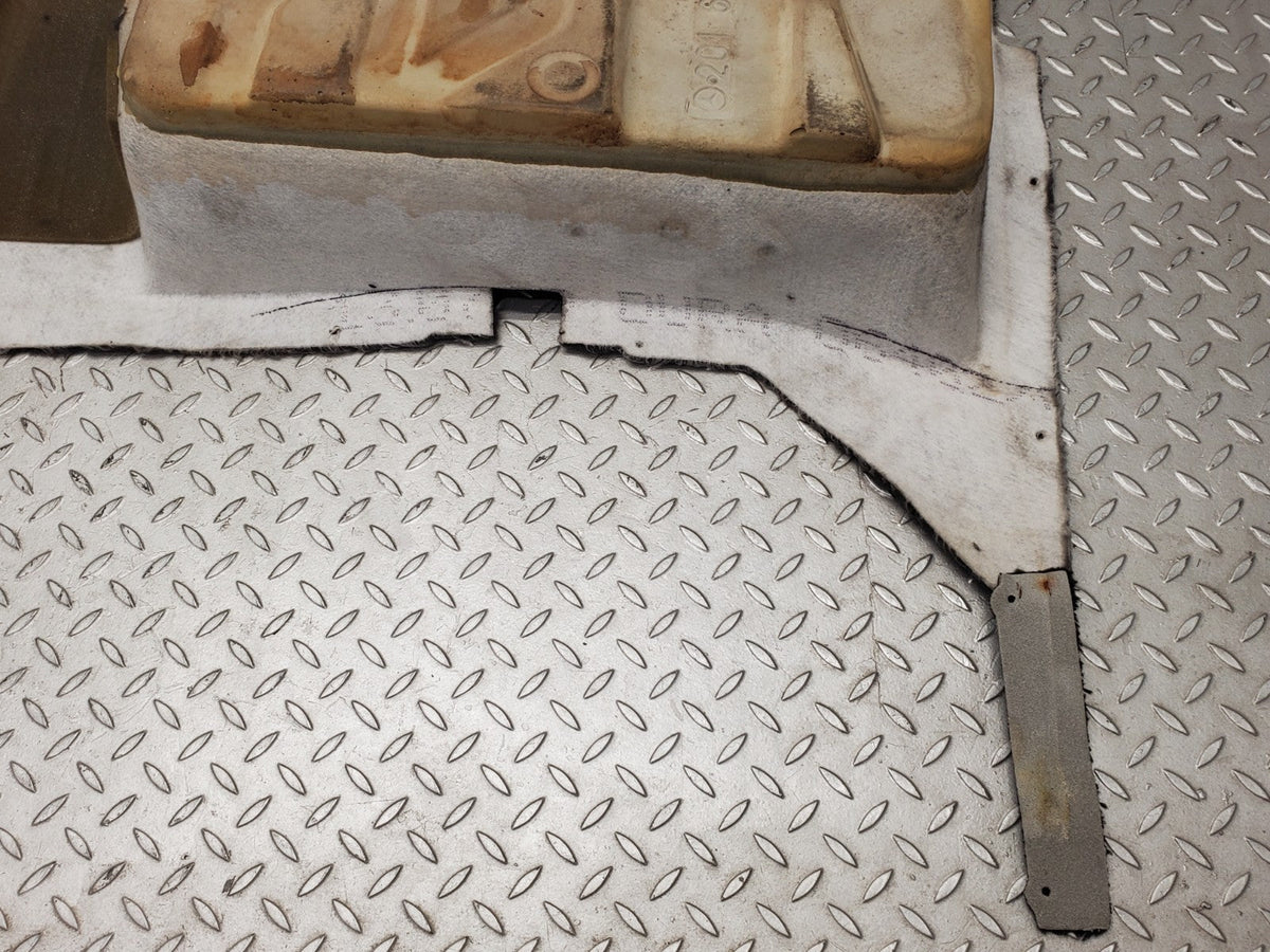 W201 Baby Benz rear floor carpet black used OEM