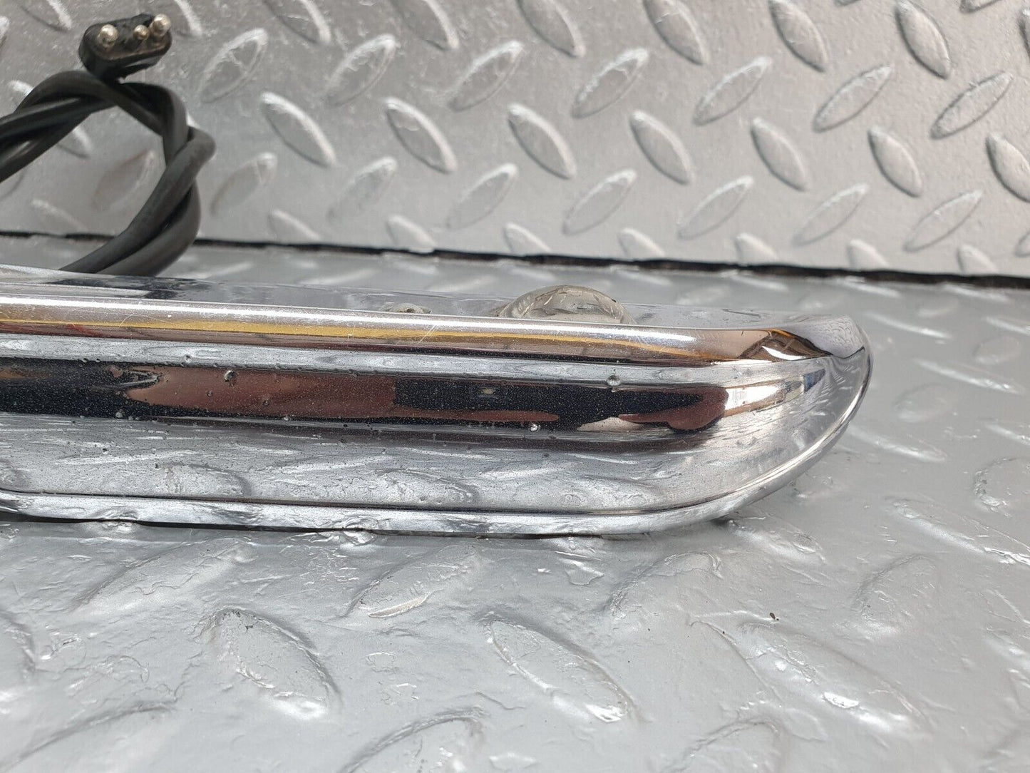 43163 Mercedes-Benz W108 280SE Number Plate Light Trunk Chrome Hella K12860 12860R4