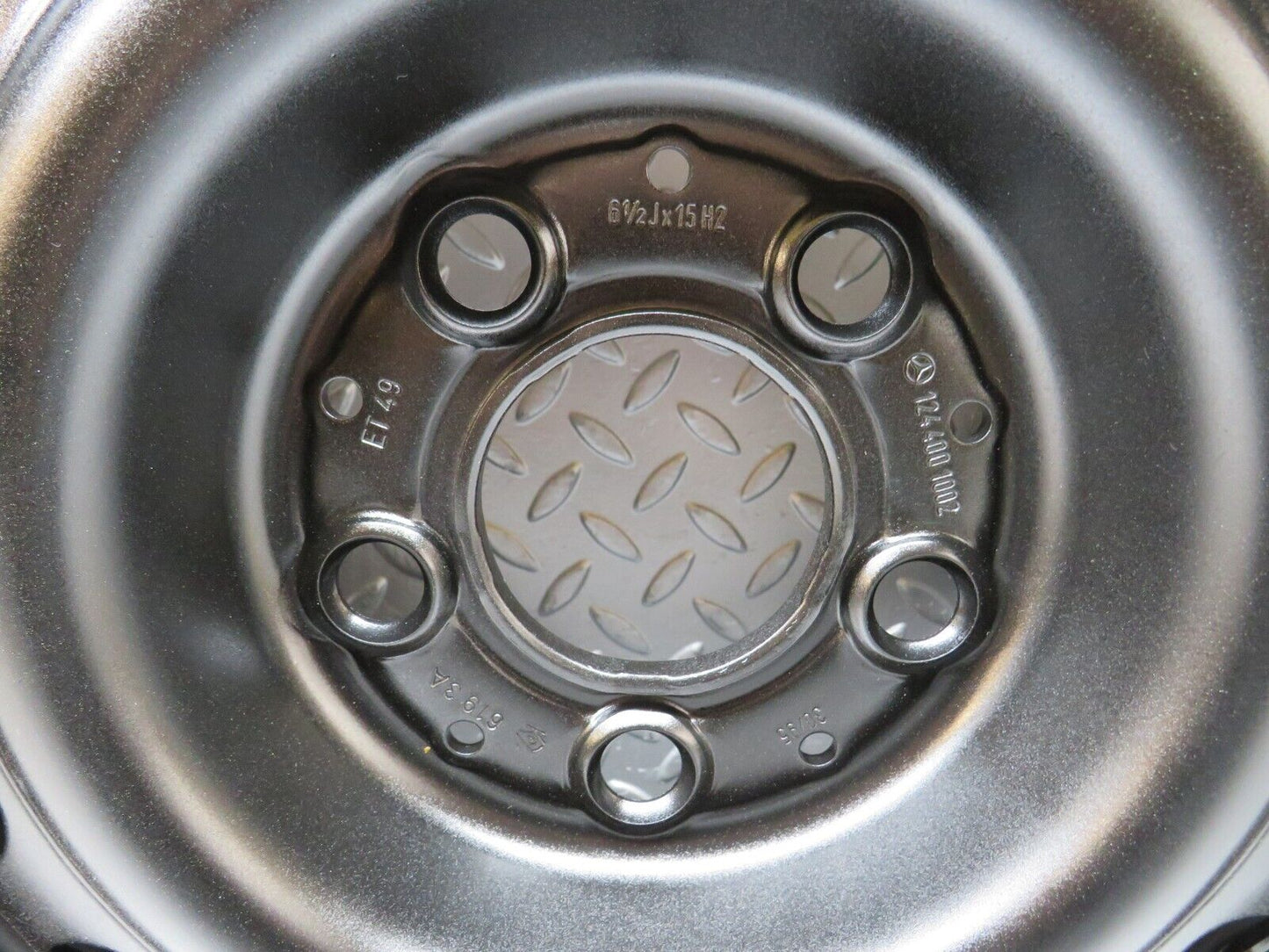 26961 Mercedes-Benz Steel Wheel 6.5Jx15H2 ET49 5x112 1244001002