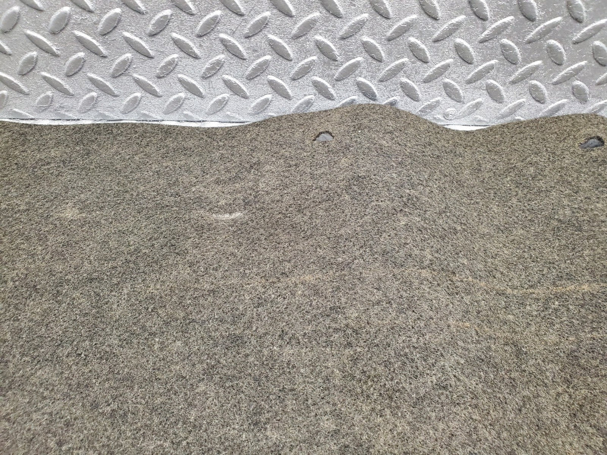 W201 Baby Benz fuel tank cover carpet grey used OEM