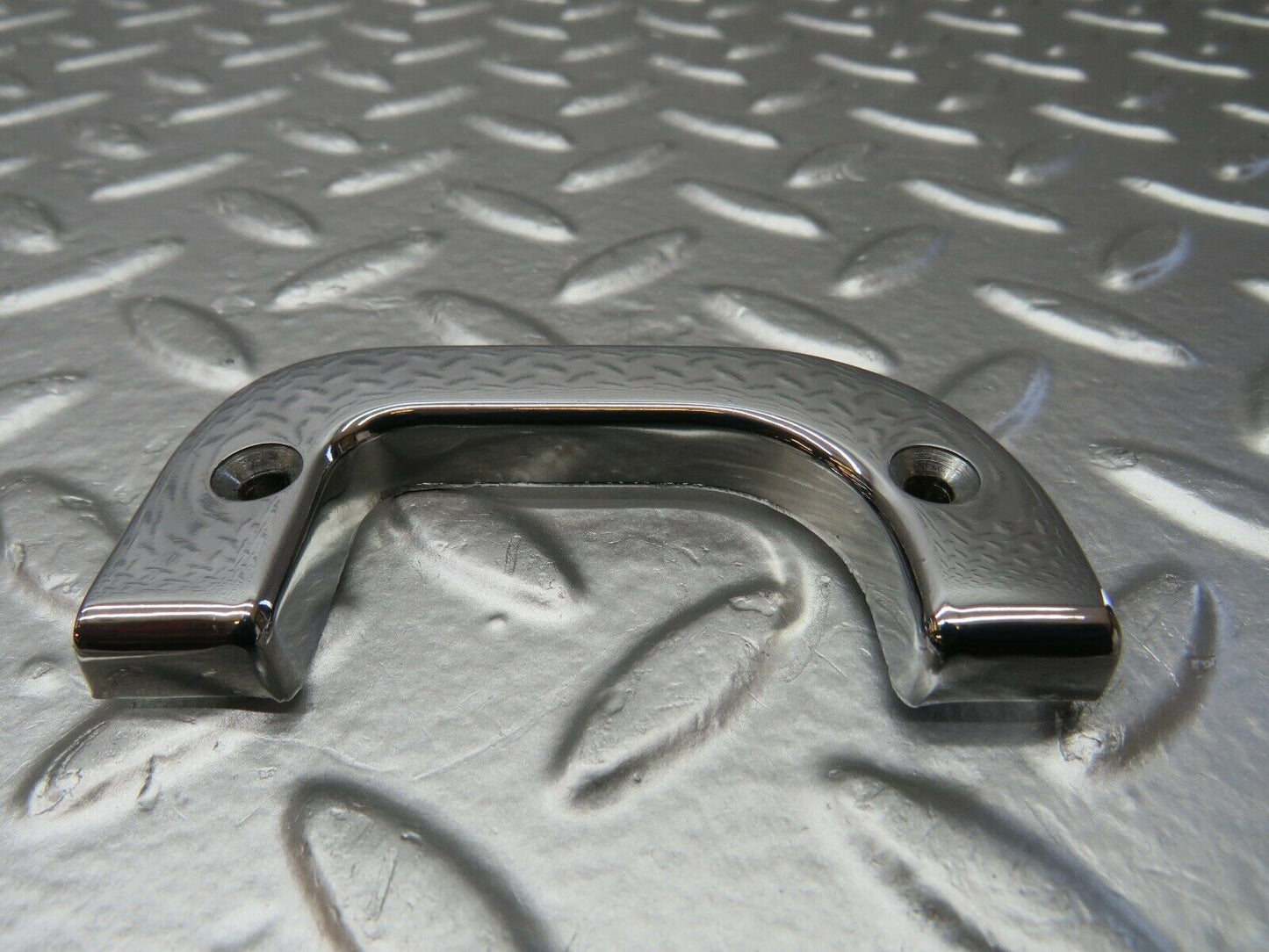 23993 Mercedes-Benz W123 280E Right Interior Chrome Door Latch Trim 1237230224