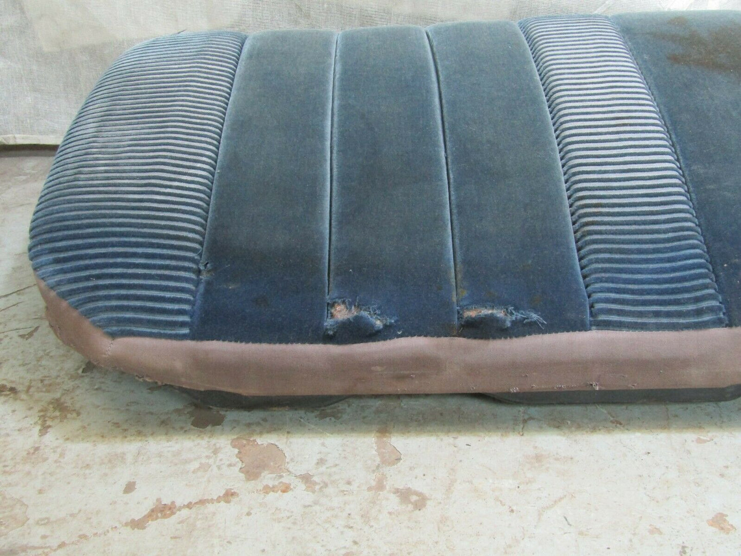 3257 Mercedes-Benz C107 350SLC Coupe Rear Seat Blue Fabric 1079240216