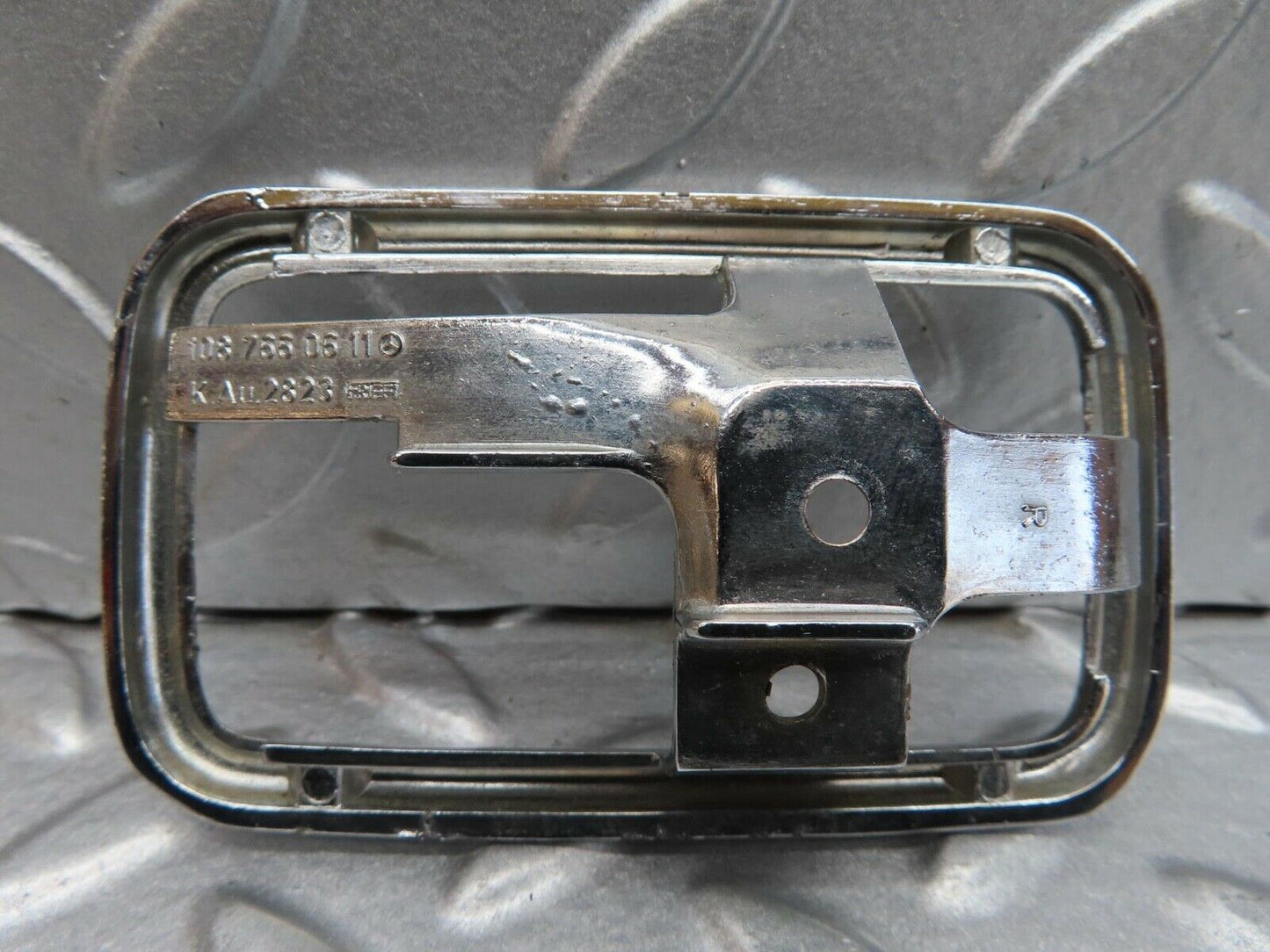 14196 Mercedes-Benz W116 350SE Chrome Frame For Door Opener Right 1087660611