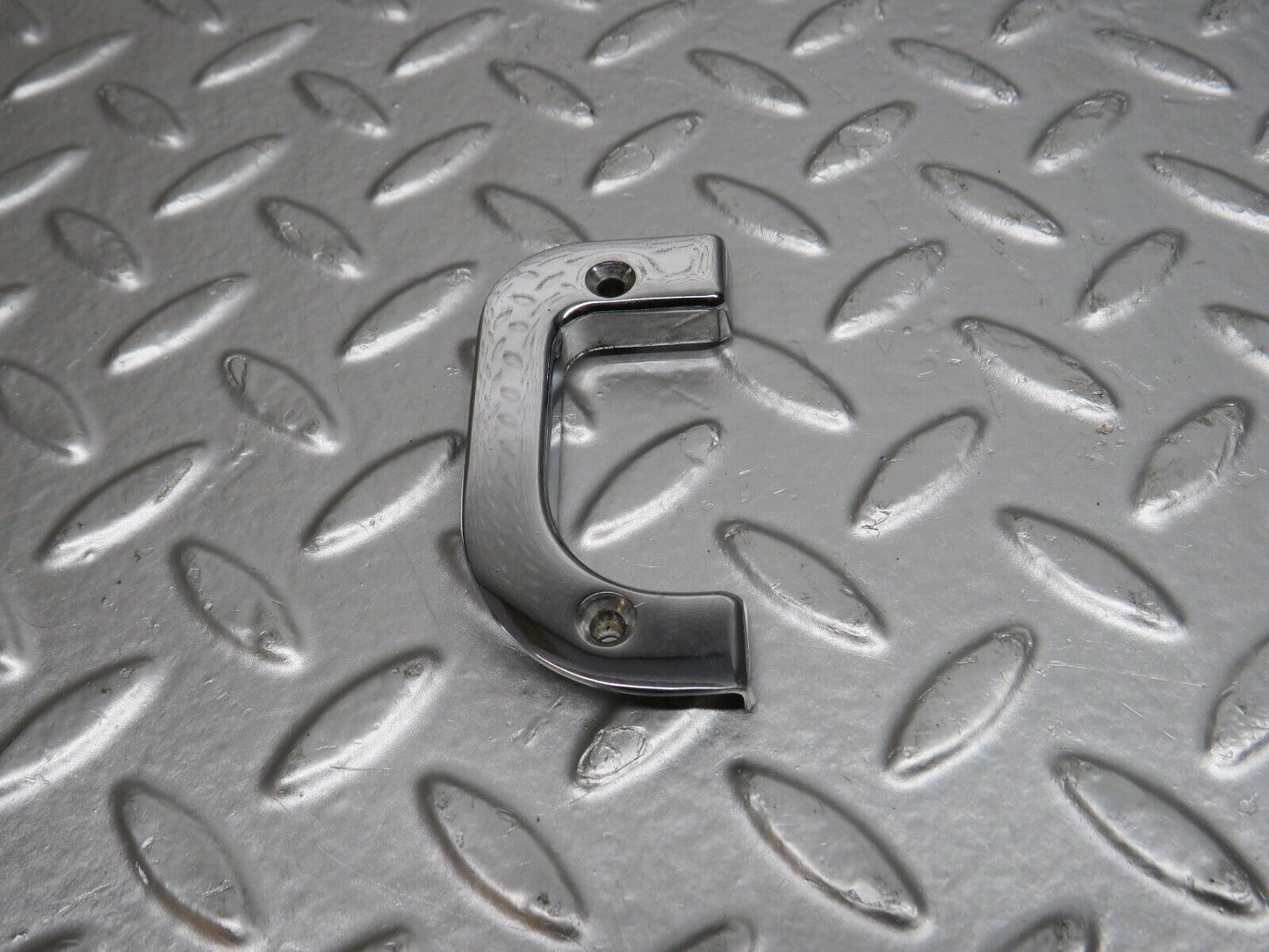 32179 Mercedes-Benz W123 230E Left Interior Chrome Door Latch Trim 1237230124