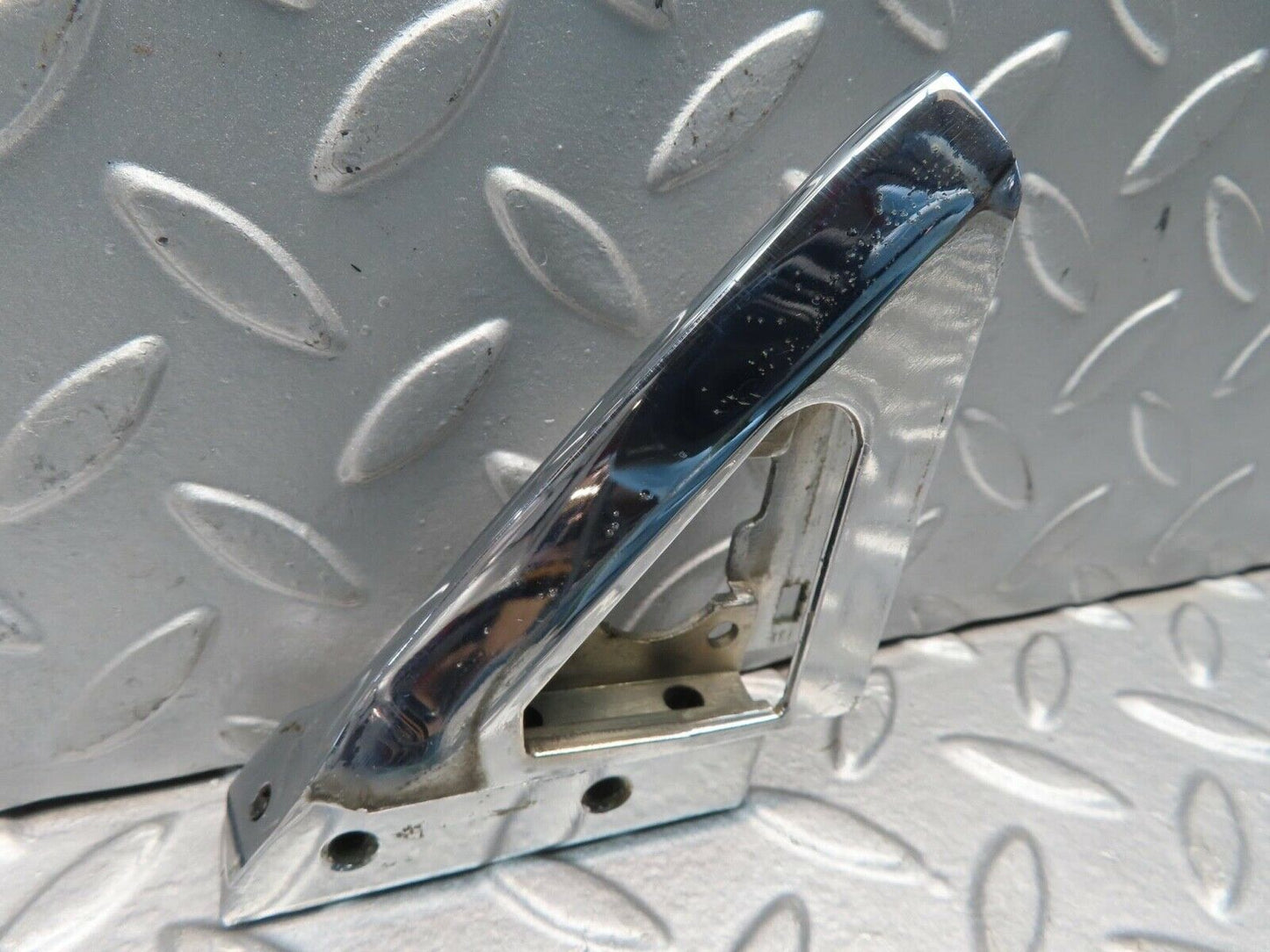 11678 Mercedes-Benz R107 450SL Coupe Left Wing Mirror Triangle Chrome Bracket