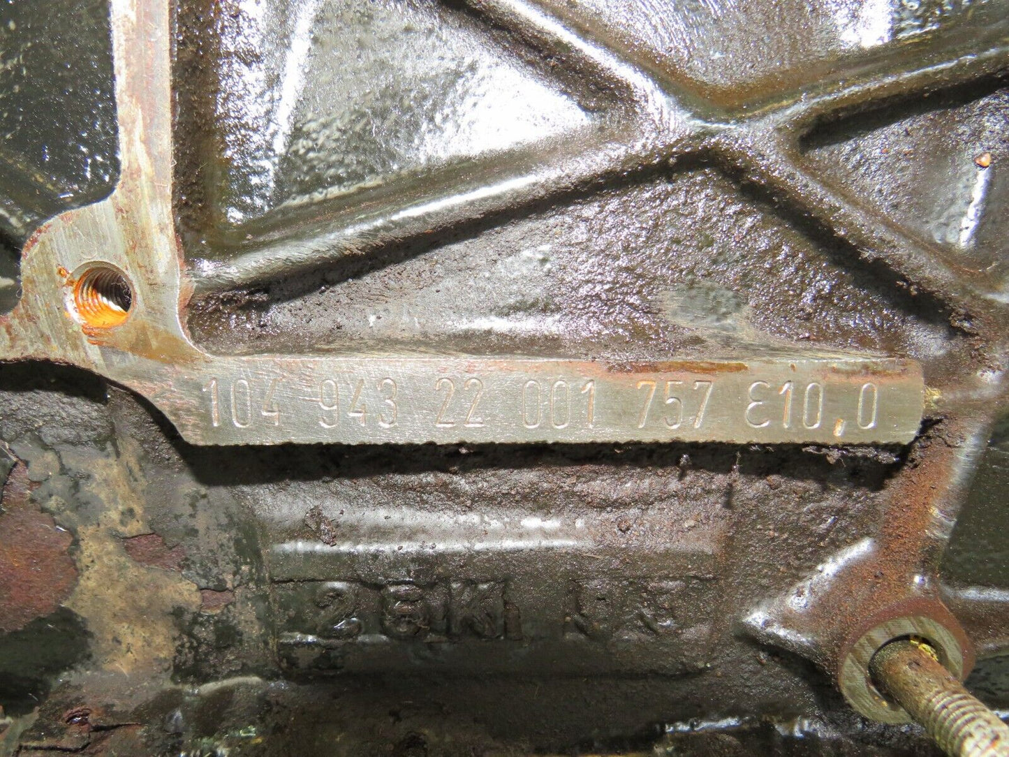 38617 Mercedes-Benz R129 280SL Coupe Complete Engine 104.943 1040111201