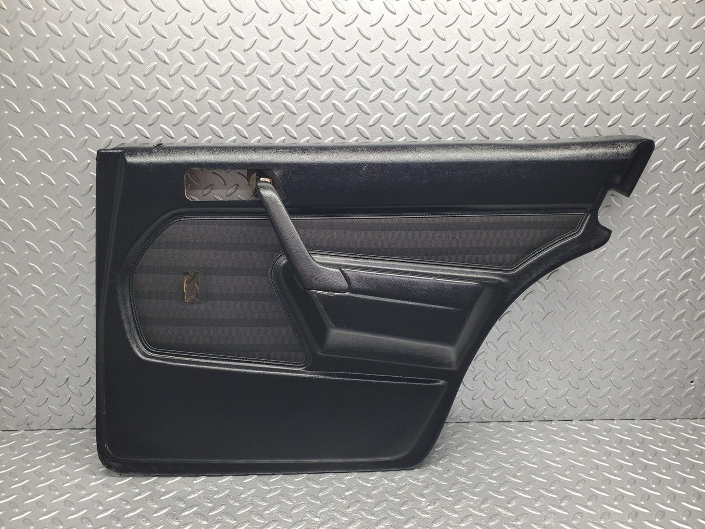 W201 Baby Benz rear right door card black used OEM