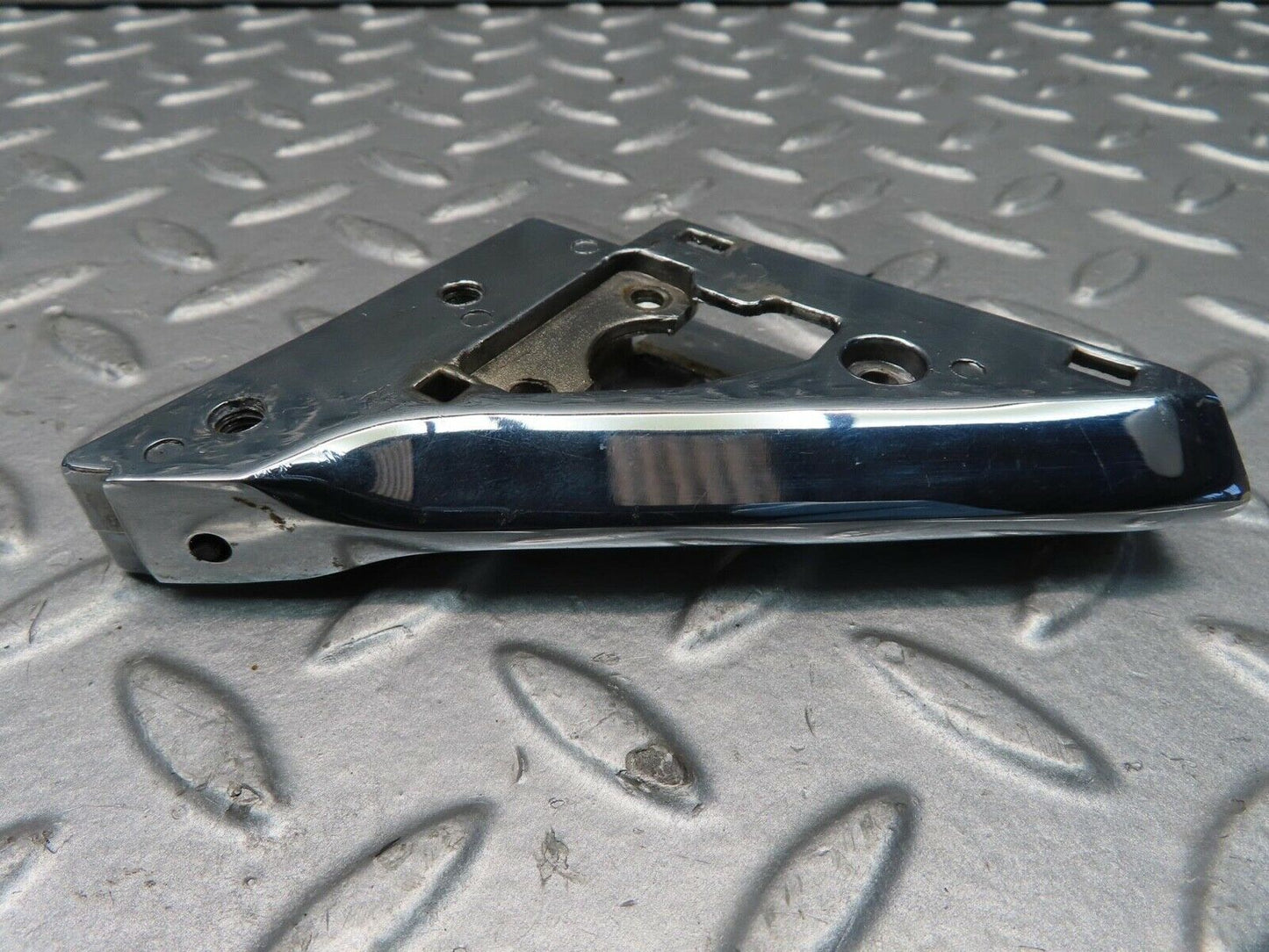 11678 Mercedes-Benz R107 450SL Coupe Left Wing Mirror Triangle Chrome Bracket