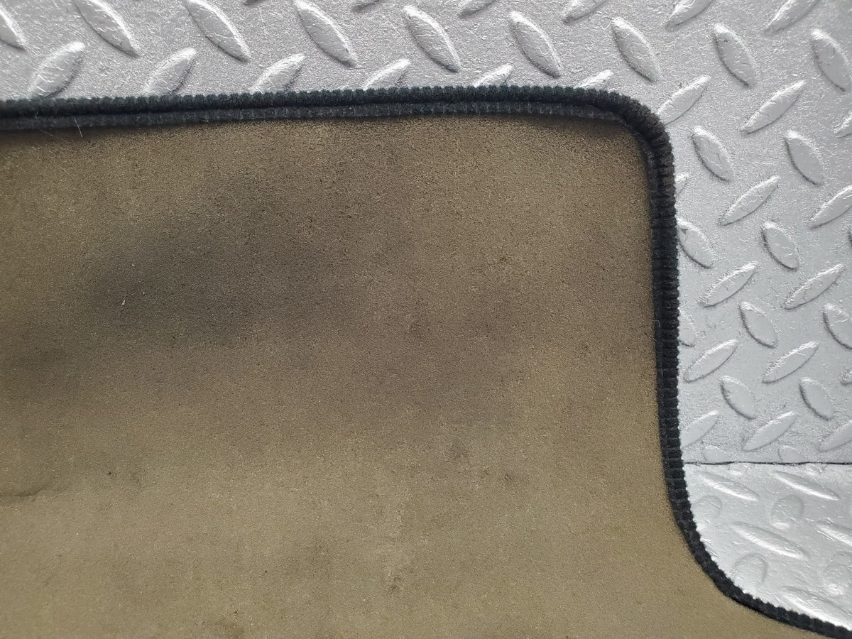 W201 Baby Benz rear right floor mat dark blue used OEM