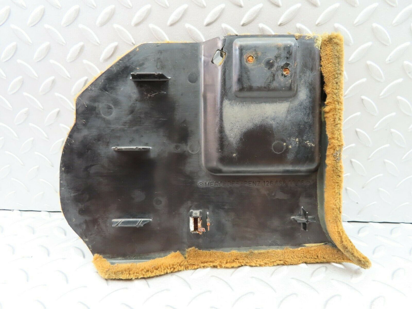 6238 Mercedes-Benz W126 380SE Kick Panel Left Side 1266880306