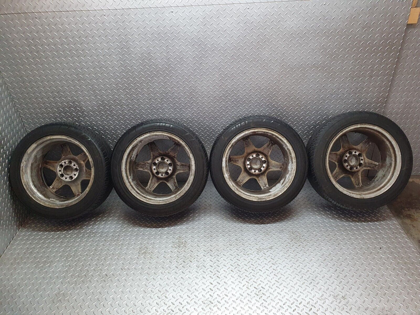 42632 Mercedes-Benz R129 320SL Alloy Wheel Set 8 1/4Jx17H2 ET34 1244011702