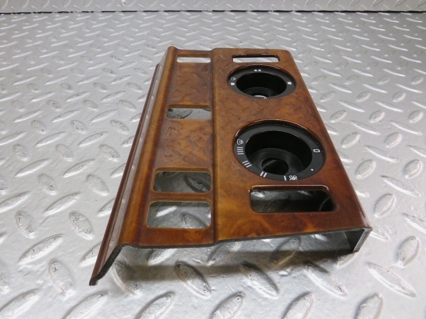 25657 Mercedes-Benz W124 280E Heater Control Panel Wood Trim 1246830275