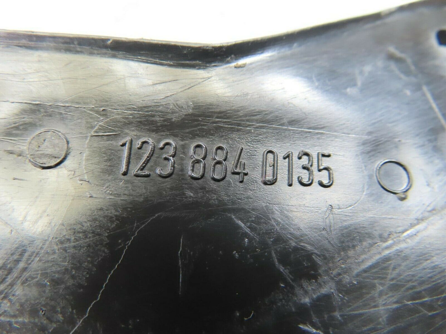 8923 Mercedes-Benz W123 Front Left Fender Partition Panel 1238840135