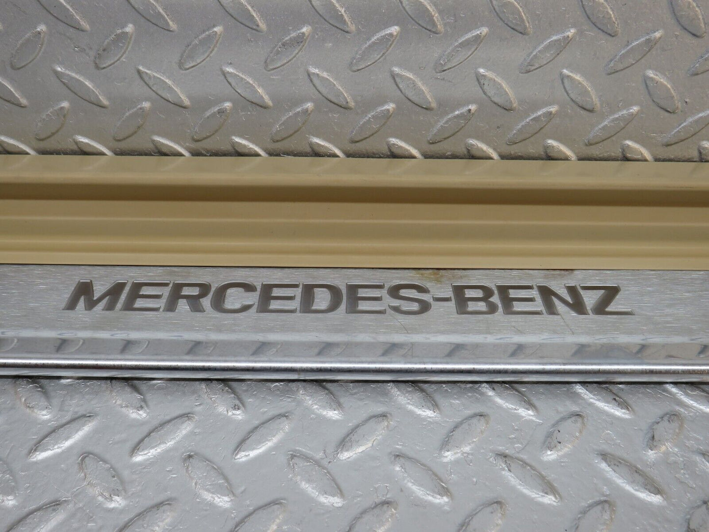 38286 Mercedes-Benz R129 280SL Coupe Left Door Sill Beige 1296800335