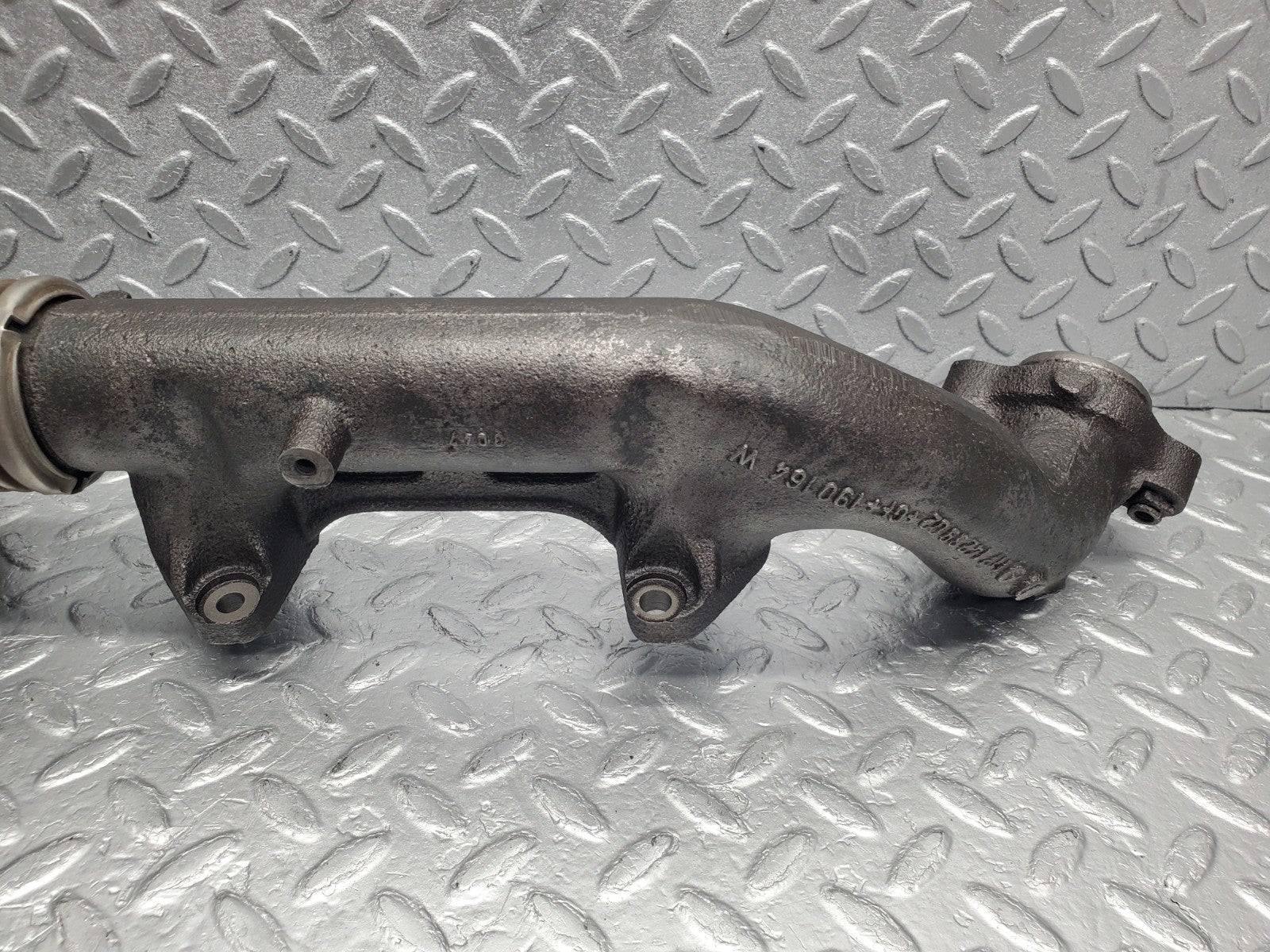W126 Coupe exhaust manifold right used OEM