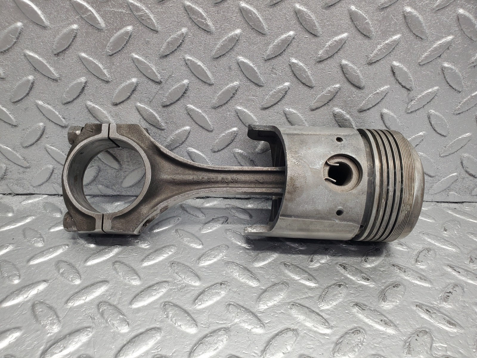 W112 piston with connecting rod used OEM