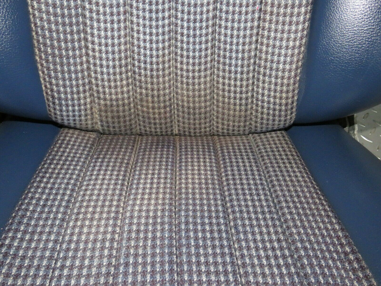 23761 Mercedes-Benz C107 450SLC Coupe Front Left Seat Blue Half Leather