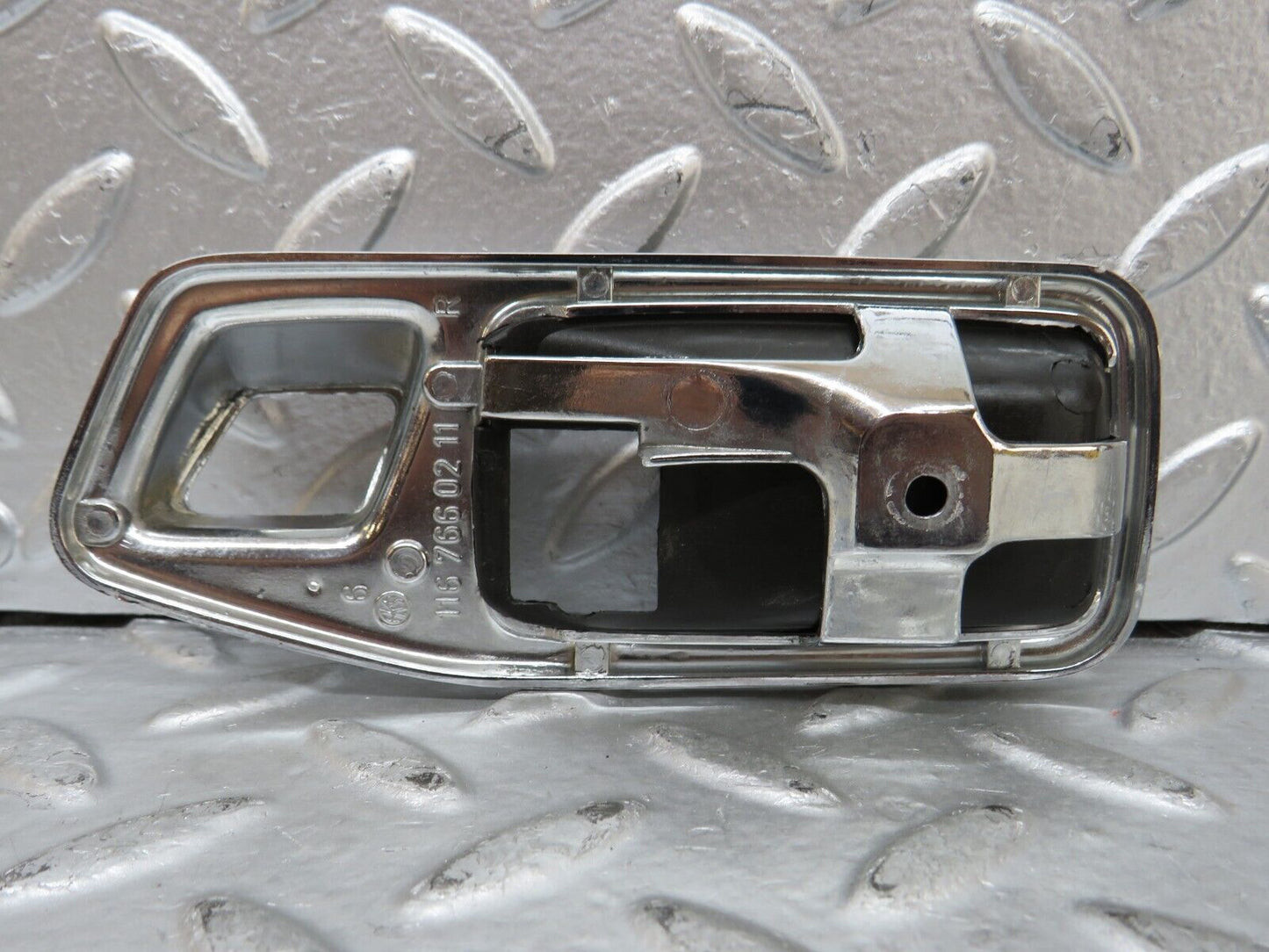27172 Mercedes-Benz W123 280E Chrome Frame Door Opener Rear Right 1167660211