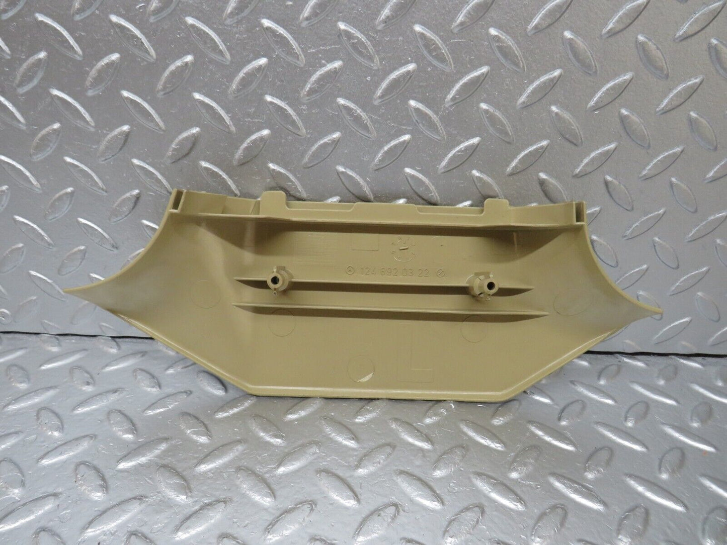 34013 Mercedes-Benz W124 260E B Pillar Bottom Cover Left Beige 1246920322