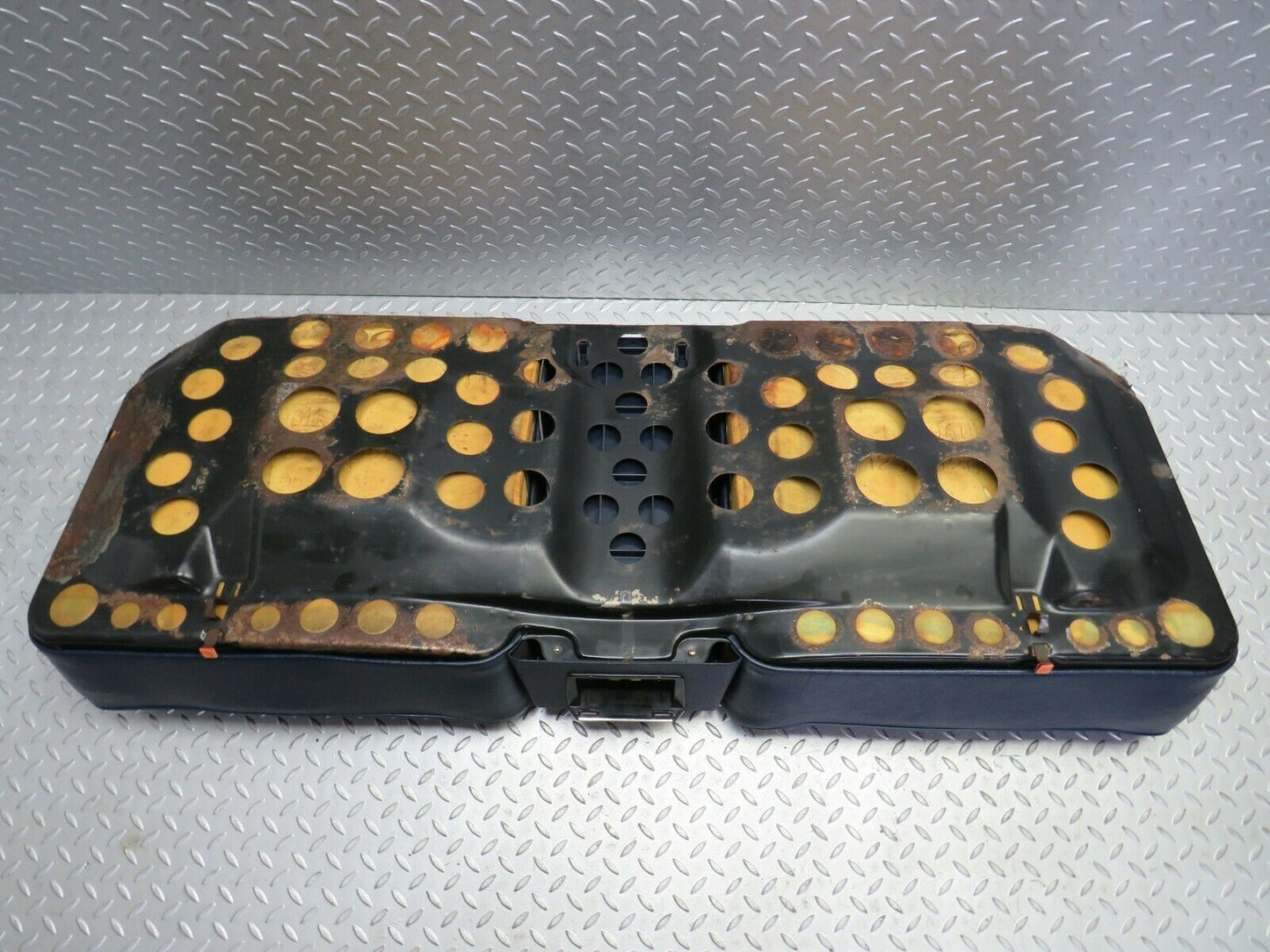23043 Mercedes-Benz C123 230CE Coupe Rear Seat Bottom Blue Half Leather