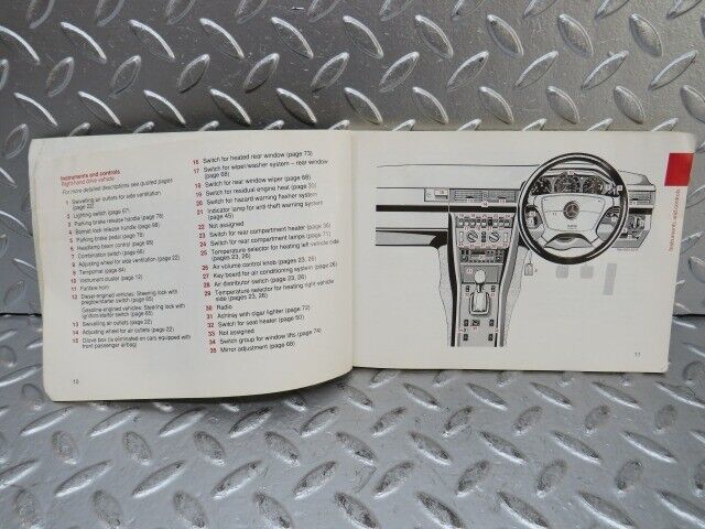 27099 Mercedes-Benz S124 Wagon Owners Manual 1245842981