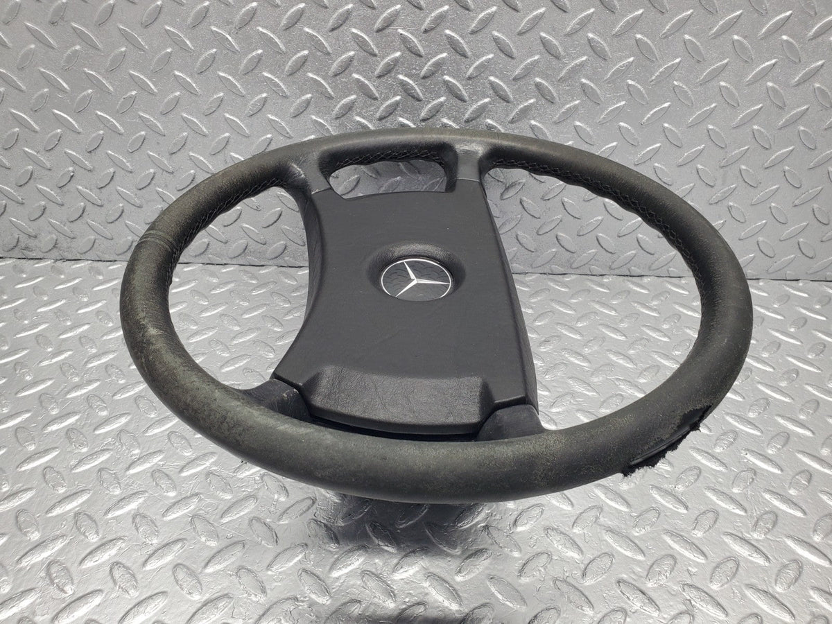 W201 Baby Benz leather steering wheel used OEM